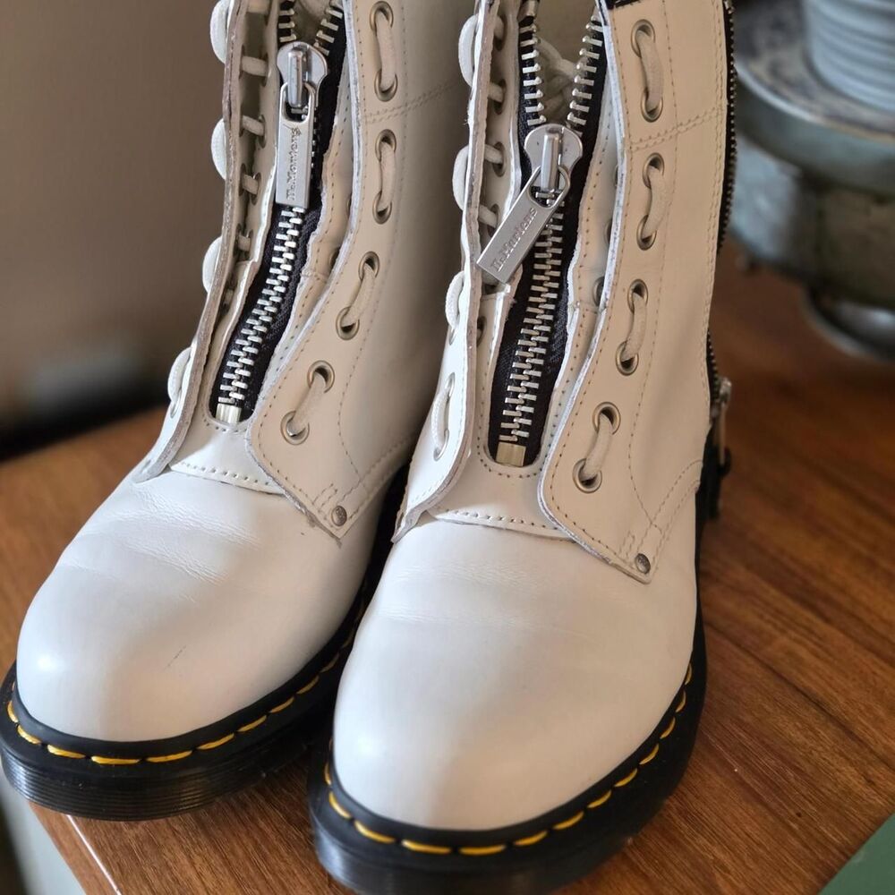 Dr-martens Women's White Boots
